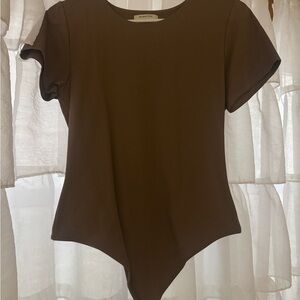 Brown Women's Bodysuit Top